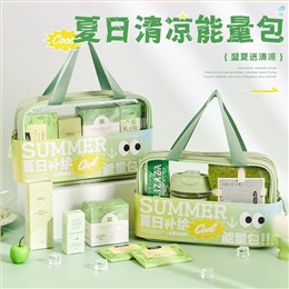 【夏日補(bǔ)給能量】夏季清涼伴手禮 護(hù)手霜紅糖喜茶毛巾等組合 毛巾蚊不叮冰袖等組合