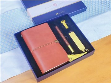 文創(chuàng)禮品定制：秋韻套裝藍色禮盒，企業(yè)定制的優(yōu)雅之選