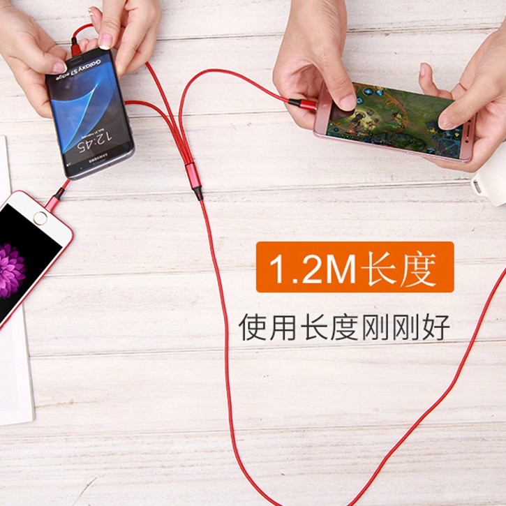 財滾滾 馬年手機支架一拖三充電線套裝 (1).jpg